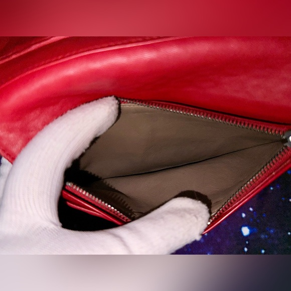 Bottega Veneta Intrecciato Leather Continental Wallet – Red Interior - Picture 11 of 11